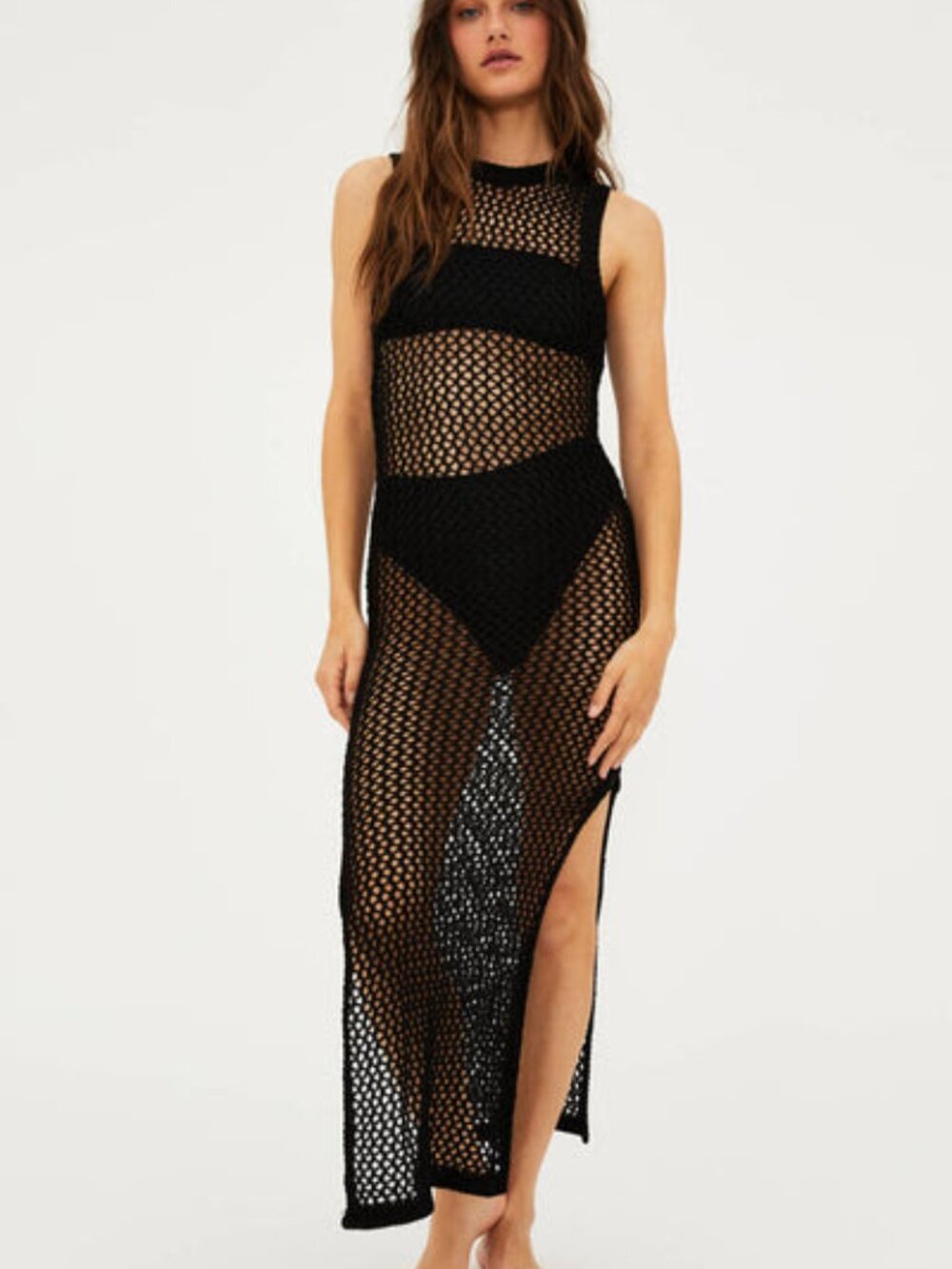 Beach Riot Holly Dress Cover Up - Black - Women's XS